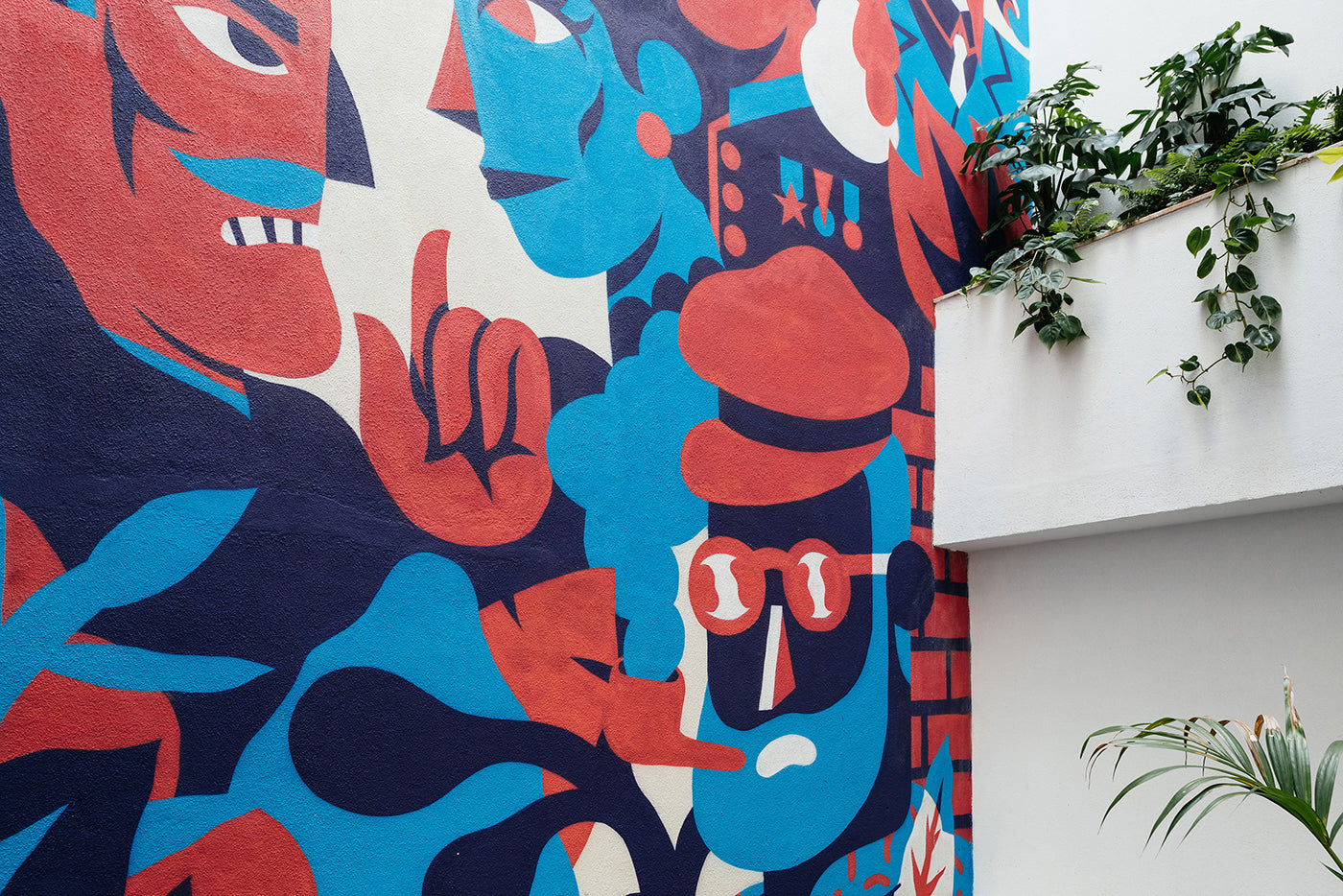 lisbon boutique serviced apartments akacorleone street art mural the lisboans